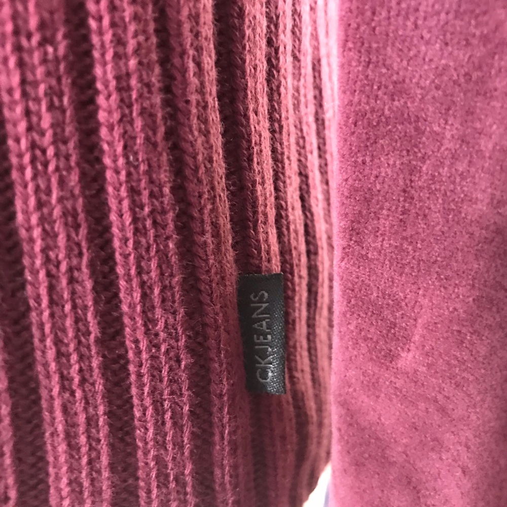 CALVIN KLEIN VELOUR CROPPED HOODIE M - Picture 7 of 8